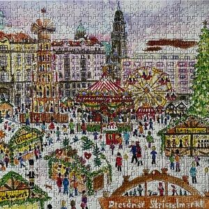 “Christmas Market” Galison x Michael Storrings 1000 Piece Puzzle